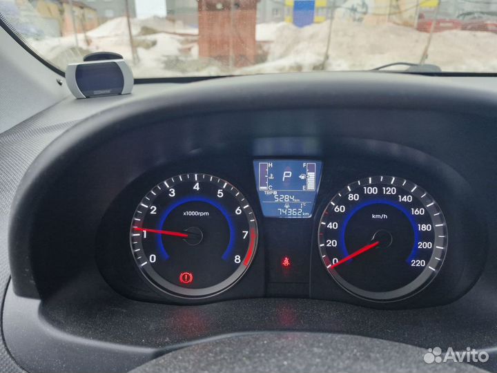 Hyundai Solaris 1.4 AT, 2016, 78 000 км