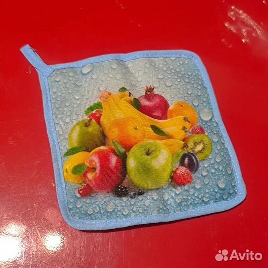 Прихватка 20x28 см, 2 шт. сочные фрукты