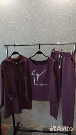 Спортивный костюм женский тройка 42,44,46,48,50,52