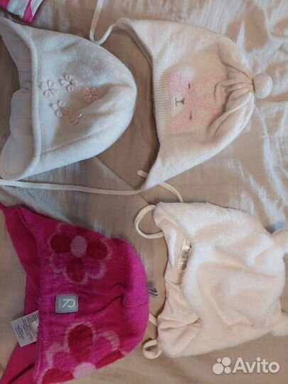 Шапка для девочки 3-6 мес reima