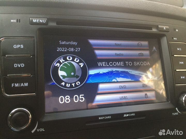 Магнитола skoda octavia a5