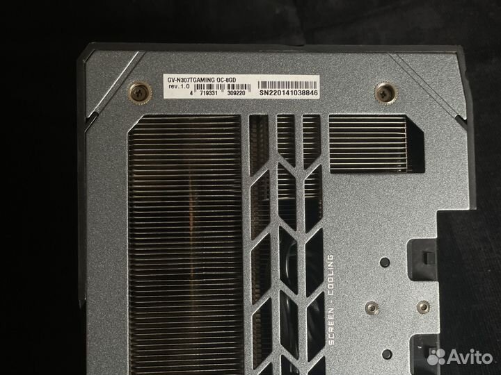 RTX 3070 Ti Gigabyte Gaming OC 8gb