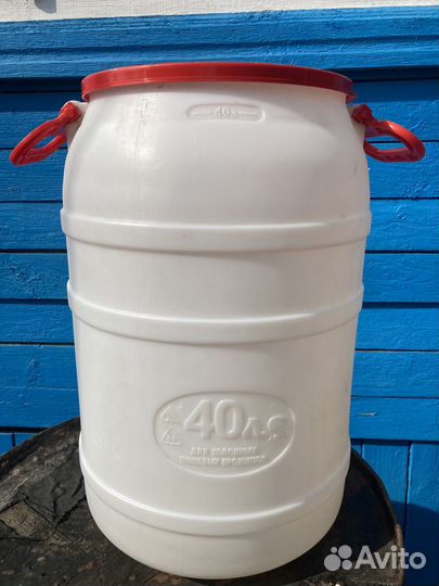 Фляга пластиковая для пищевых продуктов 40 л