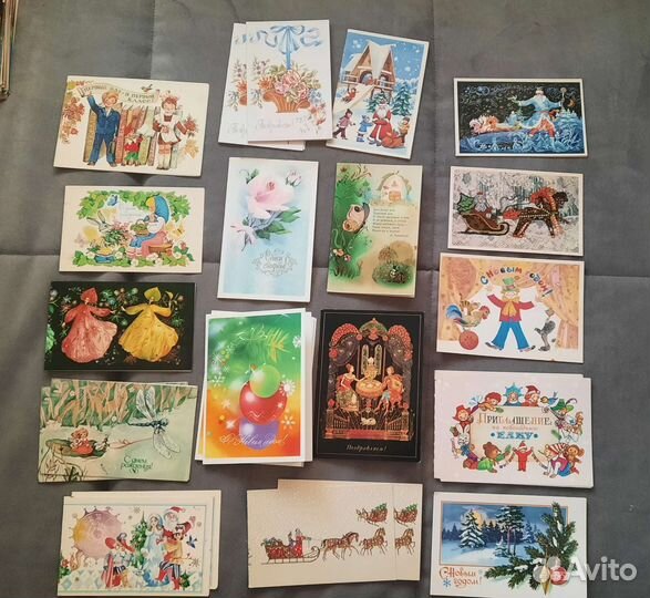 Открытки СССР 80х, цена за весь лот