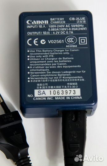 Зарядное устройство Canon CB-2LUE для NB-3L