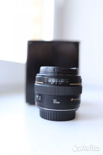 Объектив canon 50mm 1 4