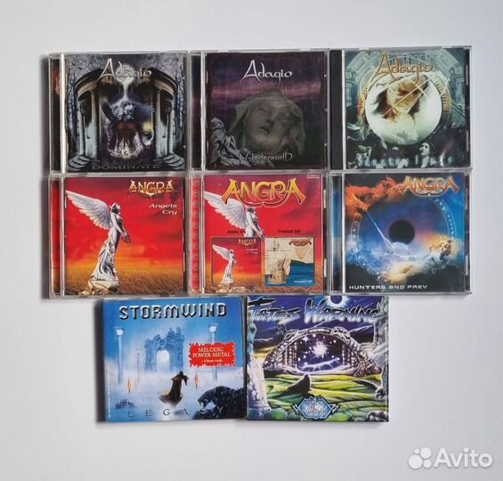 Музыкальные cd диски. Domine.Axxis.Adadio.Angra