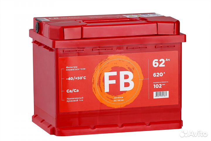 Аккумулятор автомобильный FB 6ст-62 VLR