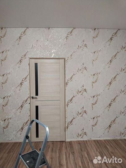 Поклейка обоев,фотообоев 3D,5D и плинтуса