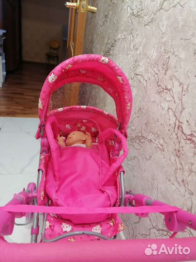 Коляска кукольная
