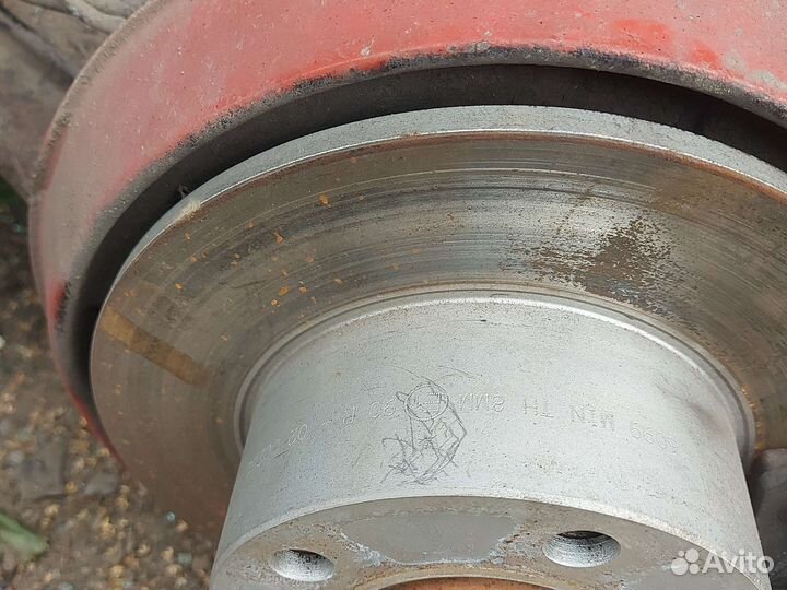 Диски тормозные задние для Audi A6 C5