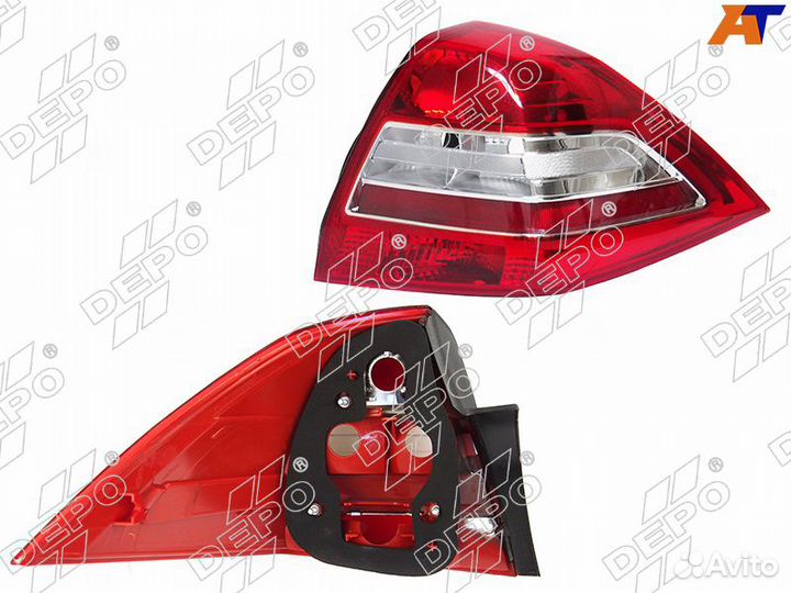 Фонарь задний renault megane II
