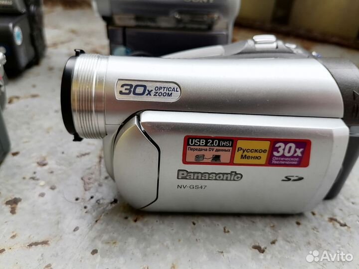 Видеокамеры Panasonic, Sony mini DV