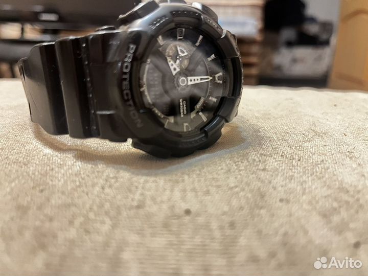 Часы casio g shock ga 110 черные