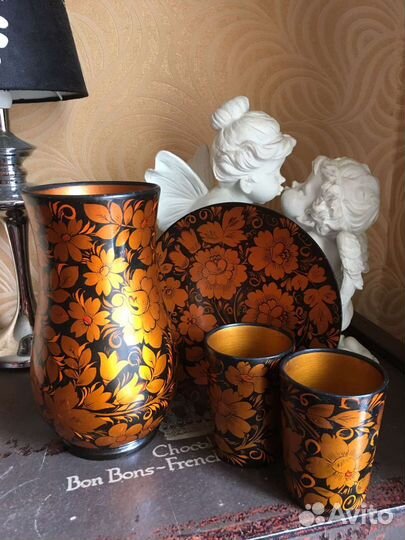 Посуда хохлома