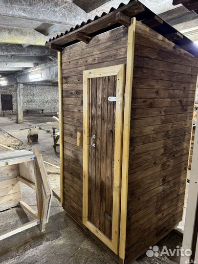Дачный туалет деревянный