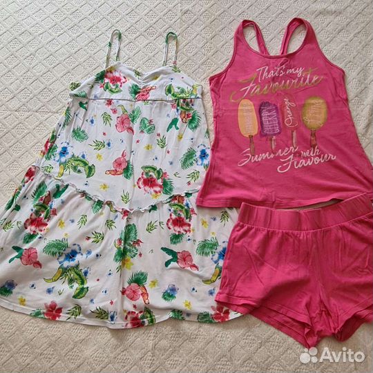 Пакетом летние вещи на рост 140-146
