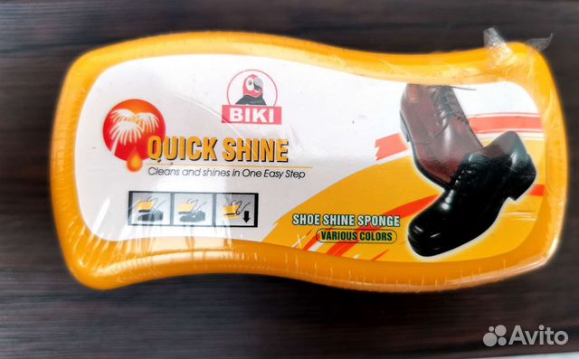 Губка для обуви бесцветная