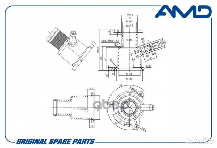 Корпус термостата renault (Logan II L8) (2013)