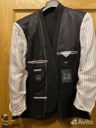 Пиджак мужской черный Hugo Boss оригинал