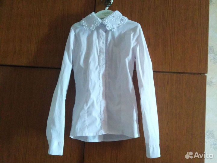 Блузка белая для девочек