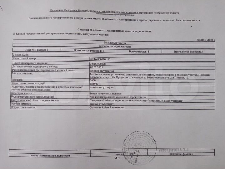 Участок 30 сот. (ИЖС)