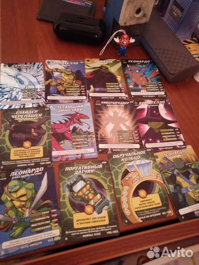 Карточки черепашки ниндзя