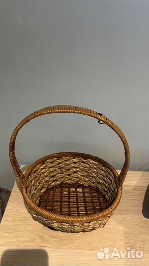 Корзина меленькая вязаная