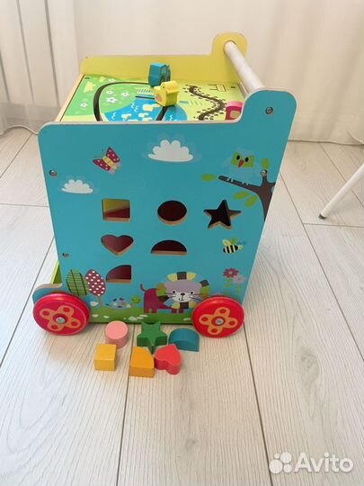 Детский игровой центр, ходунки, бизиборд