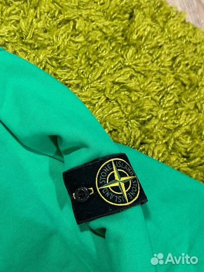 Stone island zip hoodie Green