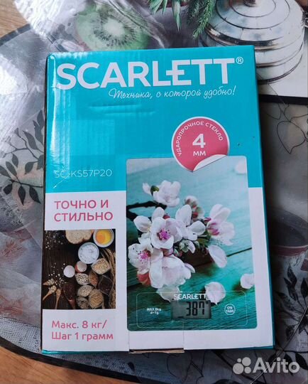 Кухонные весы scarlett sc-ks57p20
