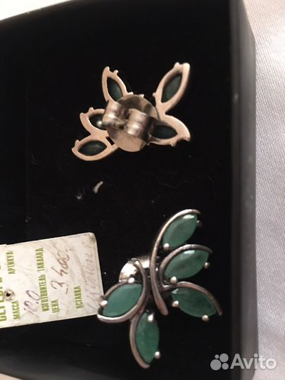 Серьги серебро 925