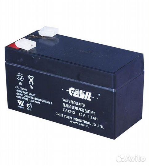 Аккумулятор Casil CA1213 12v 1.3 ah для Гидролок