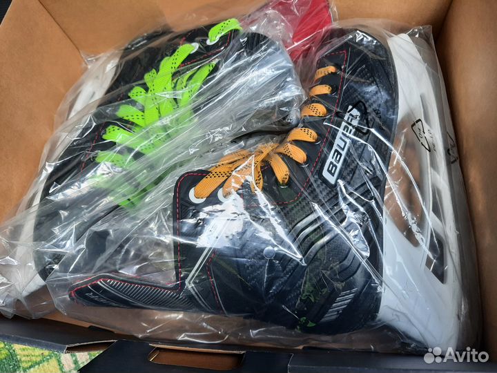 Хоккейные коньки bauer 42 размер