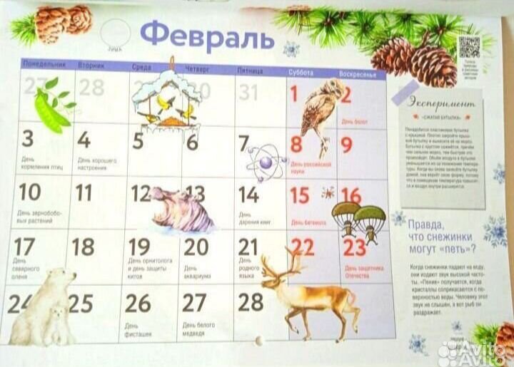 Календарь наблюдений за природой