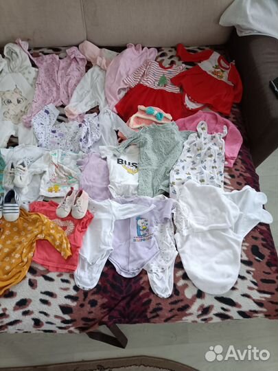 Детские вещи на новорожденную 56, 62, 68, 74 разм