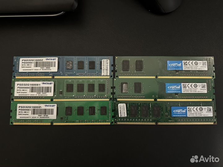 Озу ddr3 2gb