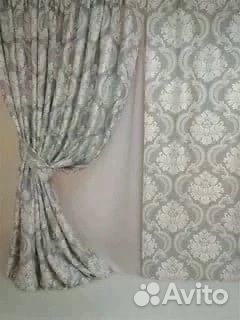 Шторы новые лен рогожка