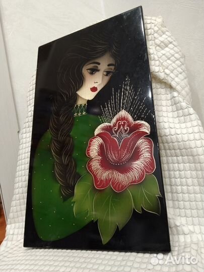 Панно гравюра СССР Хозяйка медной горы