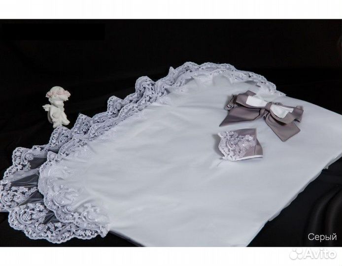 Конверт на выписку зимний Красный