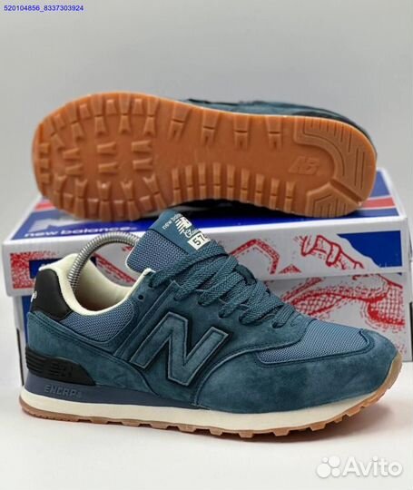 Кроссовки New Balance 574 Blue (Арт.25858)