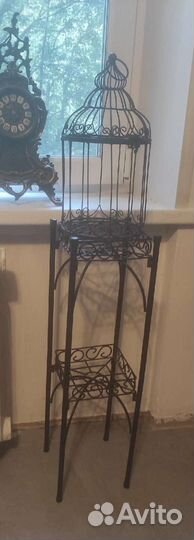 Подставка для цветов, птичья клетка