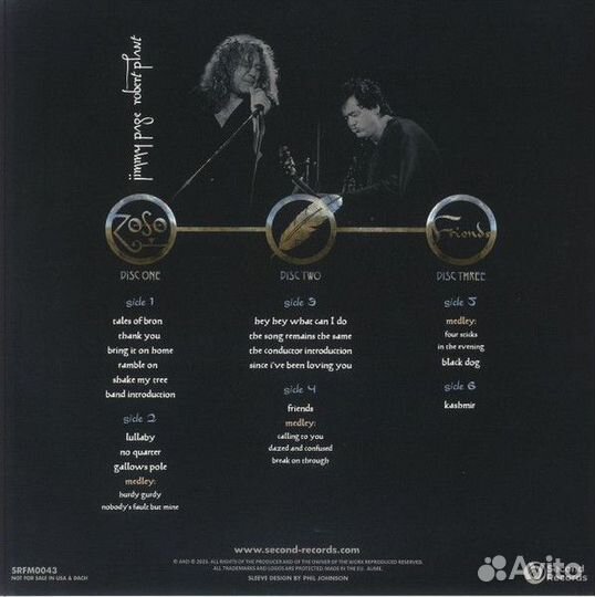 Виниловая пластинка Jimmy Page And Robert Plant - Zoso friends (Yellow Cloudy 2LP)