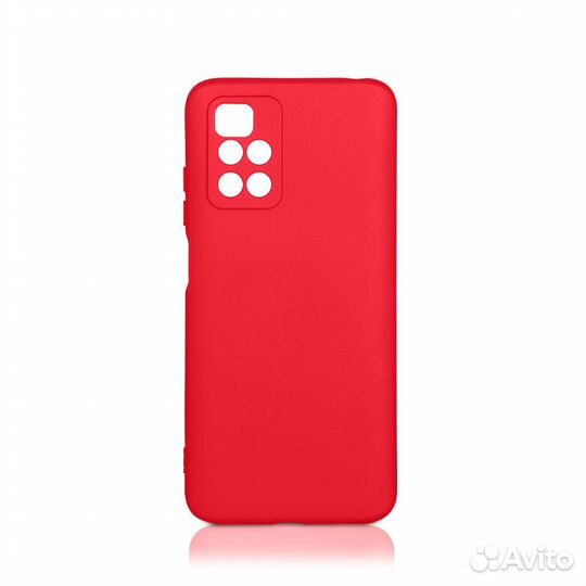 Силиконовый чехол для Xiaomi Redmi 10 (red)