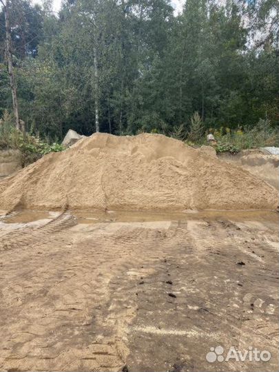 Щебень, песок