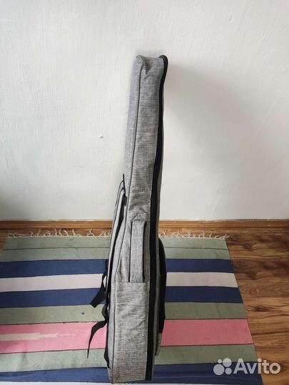 Чехол для гитары утеплённый 18 мм серый