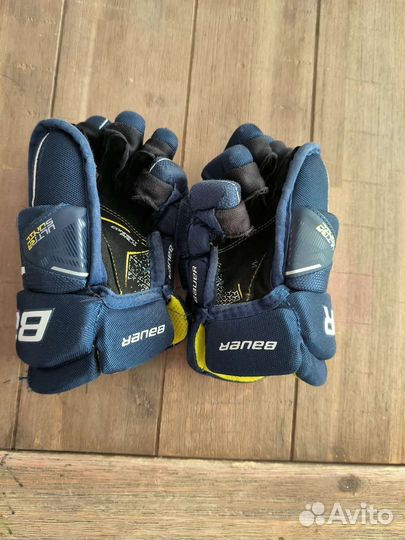 Перчатки хоккейные bauer supreme ultrasonic YTH S2