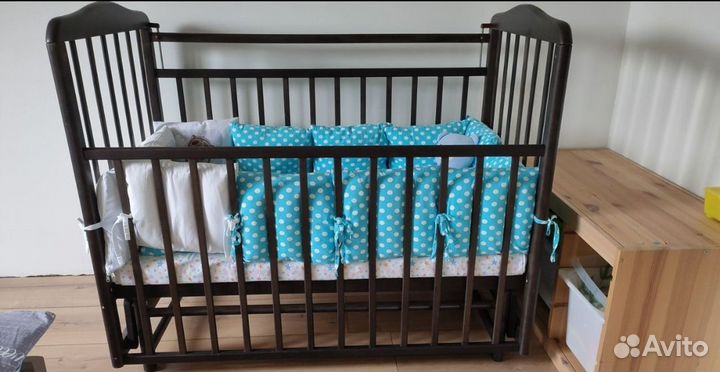 Бортики - подушки для детской кроватки