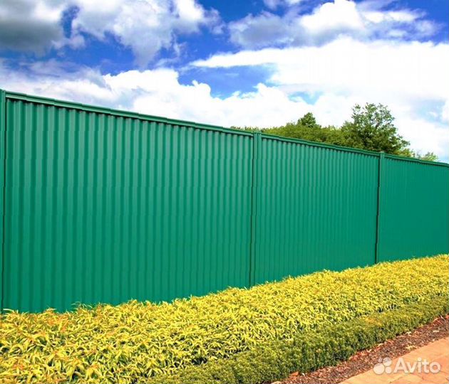 Забор из профнастила