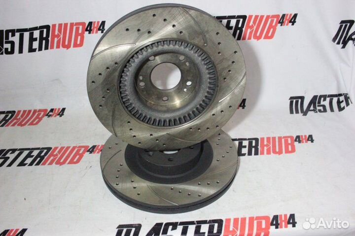 Тормозной диск перфорированный Hyundai Genesis